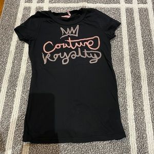 Y2K Juicy Couture velvet logo tshirt